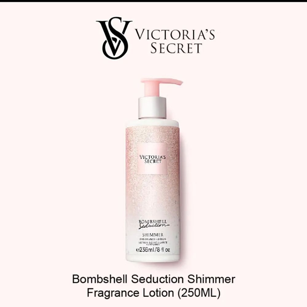 NEW! VICTORIA'S SECRET BOMBSHELL SEDUCTION SHIMMER FRAGRANCE BODY LOTION 8 OZ